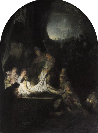 El entierro de Rembrandt van Rijn
